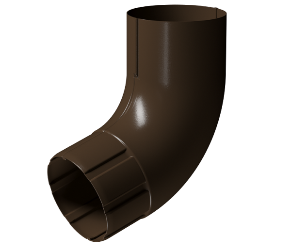 Колено 72° D90 Döcke STAL PREMIUM Каштан, (RAL 8017) купить в Туле