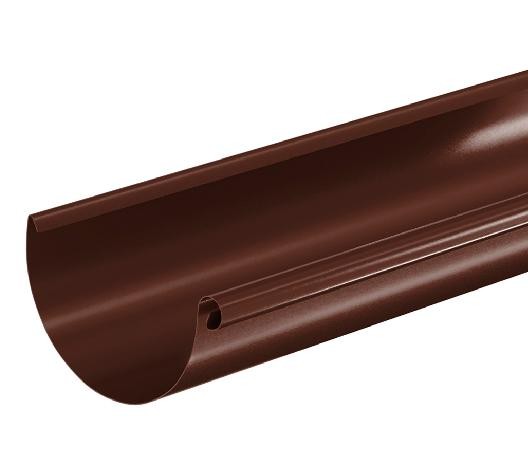 Водосток Aquasistem, система 150/100 - Водосточный желоб 3.00м RAL 8017 Коричневый купить в Туле