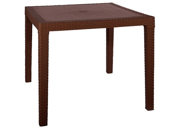 Стол квадратный FIJI Quatro Table Коричневый купить в Туле