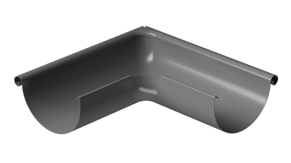 Угол внешний 90° D125 Döcke STAL PREMIUM Графит, (RAL 7024) купить в Туле