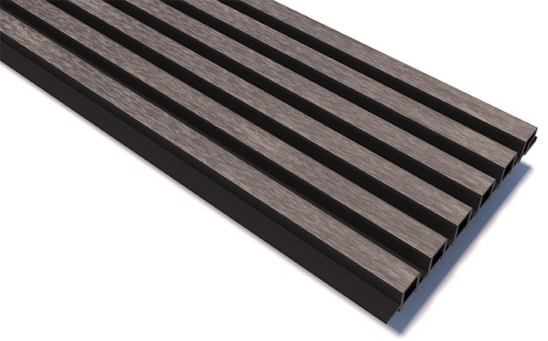 Реечные панели WOODVEX Lines Ultra Smoke gray купить в Туле