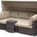 Диван-Трансформер AFINA плетеный из иск. ротанга AFM-320B Brown купить в Туле