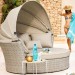 Диван-Трансформер AFINA плетеный из иск. ротанга AFM-325 Beige купить в Туле