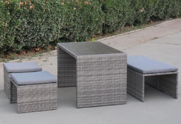Диван-Трансформер AFINA плетеный из иск. ротанга S330G-W78 Grey купить в Туле