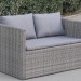 Диван-Трансформер AFINA плетеный из иск. ротанга S330G-W78 Grey купить в Туле