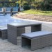 Диван-Трансформер AFINA плетеный из иск. ротанга S330G-W78 Grey купить в Туле