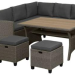 Комплект мебели AFINA плетеной из иск. ротанга AFM-307G-Grey купить в Туле
