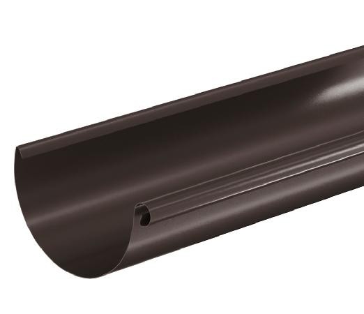 Водосток Aquasistem, система 125x90 - Водосточный желоб 3.00м RR 32 Тёмно Коричневый купить в Туле