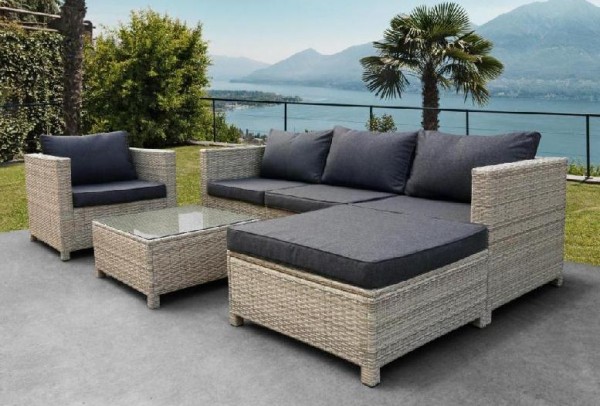 Комплект мебели AFINA плетеной из иск. ротанга YR821G Grey/Grey купить в Туле