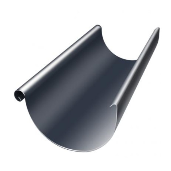 Водосток Grand Line 150x100 – Полукруглый желоб 3 метра RAL 7024 купить в Туле