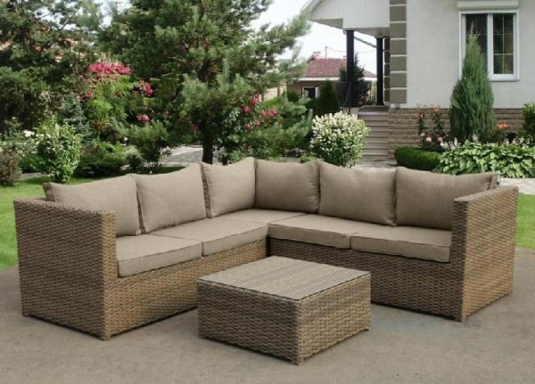 Комплект мебели AFINA плетеной из иск. ротанга YR825B Beige купить в Туле