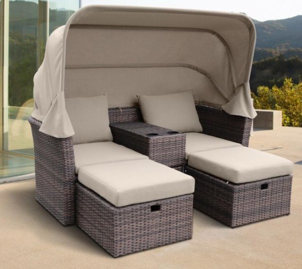 Комплект мебели AFINA плетеной из иск. ротанга AFM-330B Brown купить в Туле
