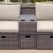Комплект мебели AFINA плетеной из иск. ротанга AFM-330B Brown купить в Туле