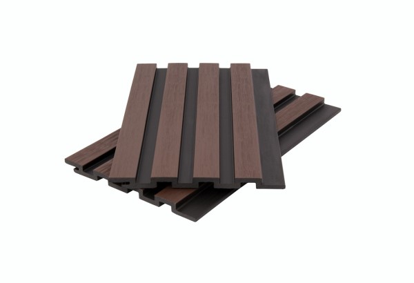 Стеновая панель брусковая двухцветная co-extrusion, chocolate mix купить в Туле
