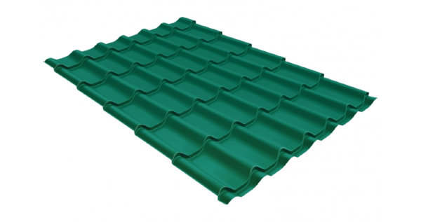 Металлочерепица классик 0,5 Satin RAL 5021 купить в Туле