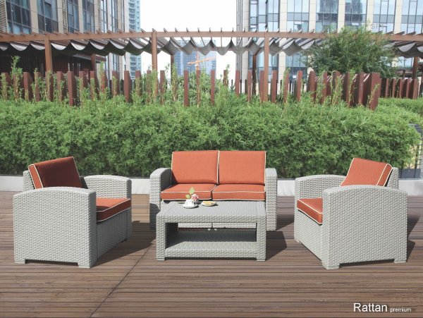 Уличные диваны и кресла коллекции Rattan Premium 4 купить в Туле