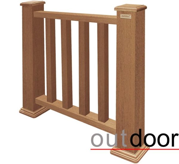 Ограждение из ДПК Outdoor Классик 3D STORM дуб купить в Туле