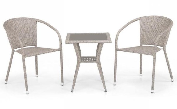 Комплект плетеной мебели AFINA из иск. ротанга T25C/Y137C-W85 Latte 2Pcs купить в Туле