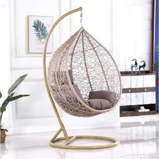 Кресло Подвесное из искусственного ротанга AFM-169A-XLB Beige купить в Туле