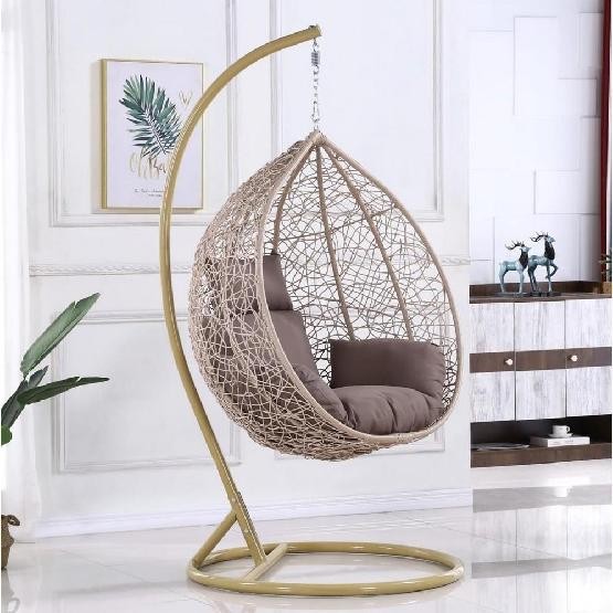 Кресло Подвесное из искусственного ротанга AFM-169A-LB Beige купить в Туле