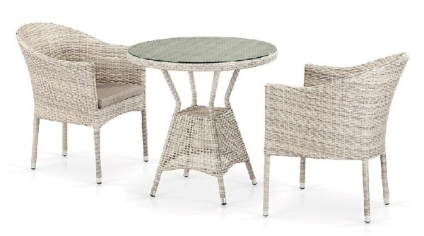 Комплект плетеной мебели AFINA из иск. ротанга T705ANT/Y350-W85 Latte 2Pcs купить в Туле