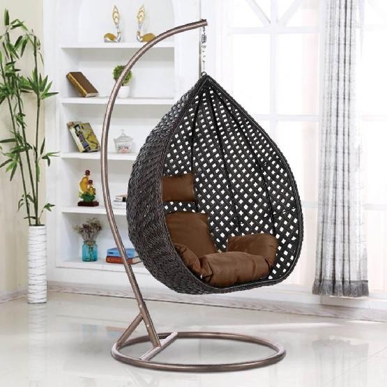 Кресло Подвесное из искусственного ротанга AFM-250B-L Brown купить в Туле