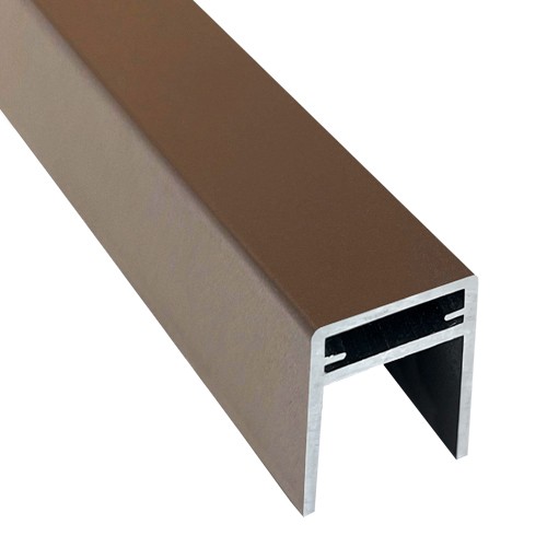 П-профиль Алюминиевый EasyDecking 35x25 Венге купить в Туле