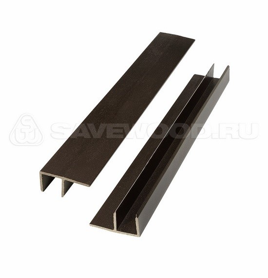 F-профиль ДПК Savewood – Тёмно-коричневый купить в Туле