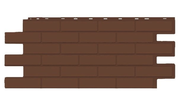 Фасадная панель T-Siding Кирпич Модерн Эко Браун купить в Туле