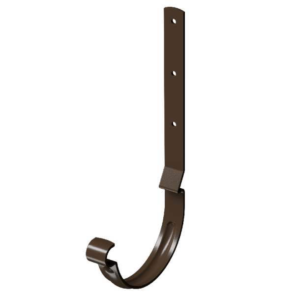 Карнизный крюк длинный D125 Döcke STAL PREMIUM Каштан, (RAL 8017) купить в Туле
