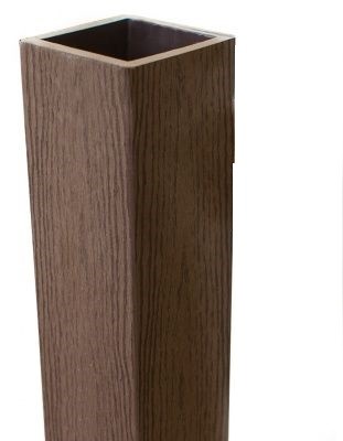 Столб опорный Woodvex Co-Extrusion Темно - Коричневый купить в Туле