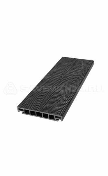 Террасная доска из ДПК SW Salix (S) (R) черный купить в Туле